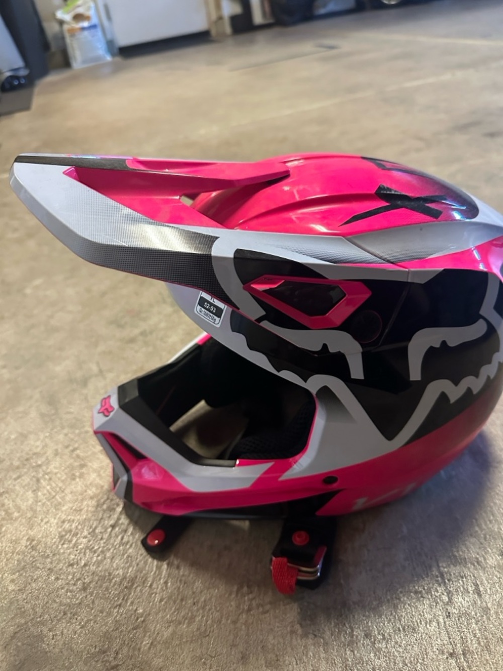 Fox Kids Helmet - Pink & Black